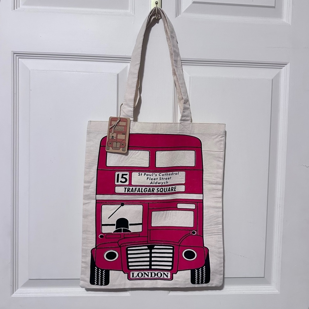 Global Designs | Bag | Trafalgar Square Red Bus Tote